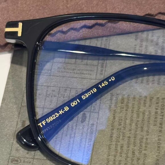 Tom Ford TF5923-K-B Black Eyeglasses – Lightly Worn, Complete Set - Picture 3 of 7